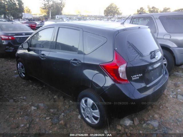 3N1CE2CPXFL405476 - 2015 NISSAN VERSA NOTE S/S PLUS/SV/SL/SR Black photo 3
