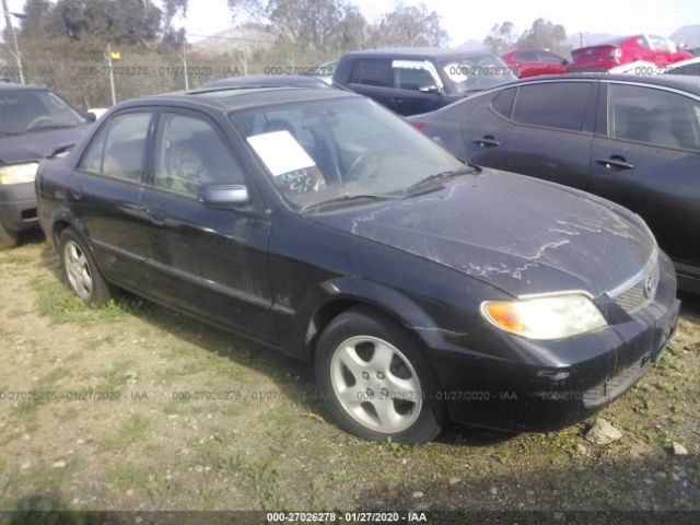JM1BJ225X10486599 - 2001 MAZDA PROTEGE LX/ES შავი ფოტო 1