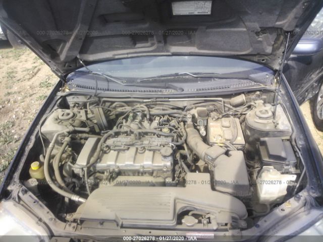 JM1BJ225X10486599 - 2001 MAZDA PROTEGE LX/ES შავი ფოტო 10