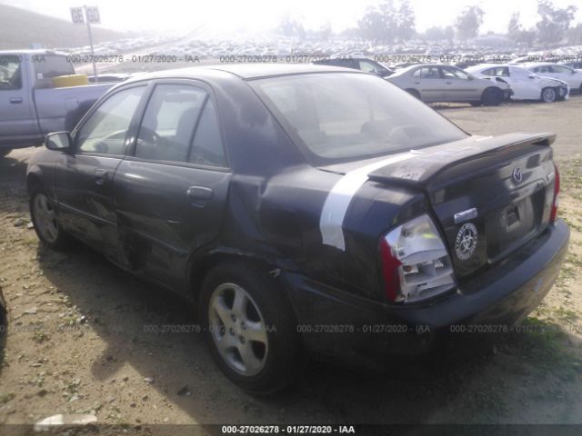 JM1BJ225X10486599 - 2001 MAZDA PROTEGE LX/ES შავი ფოტო 3