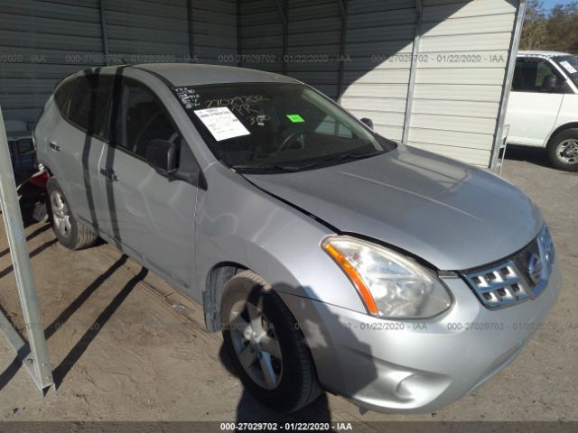 JN8AS5MTXCW611093 - 2012 NISSAN ROGUE S/SV Silver photo 1