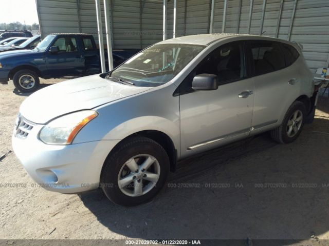 JN8AS5MTXCW611093 - 2012 NISSAN ROGUE S/SV Silver photo 2