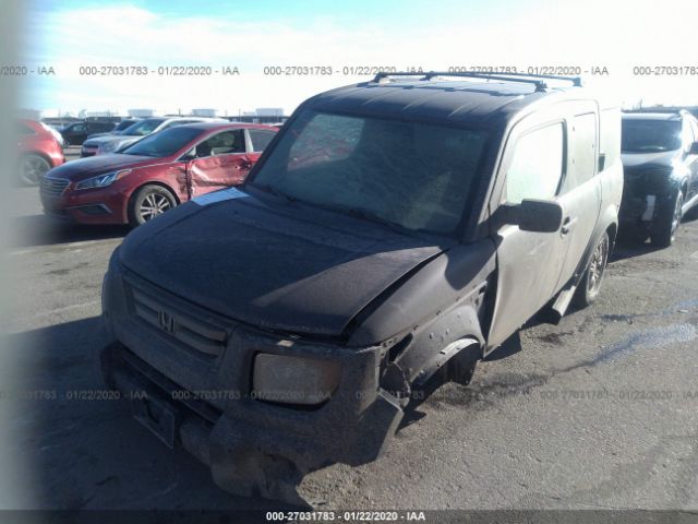 5J6YH28727L013229 - 2007 HONDA ELEMENT EX Black photo 2