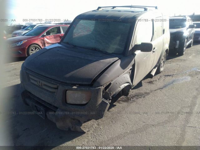 5J6YH28727L013229 - 2007 HONDA ELEMENT EX Black photo 6