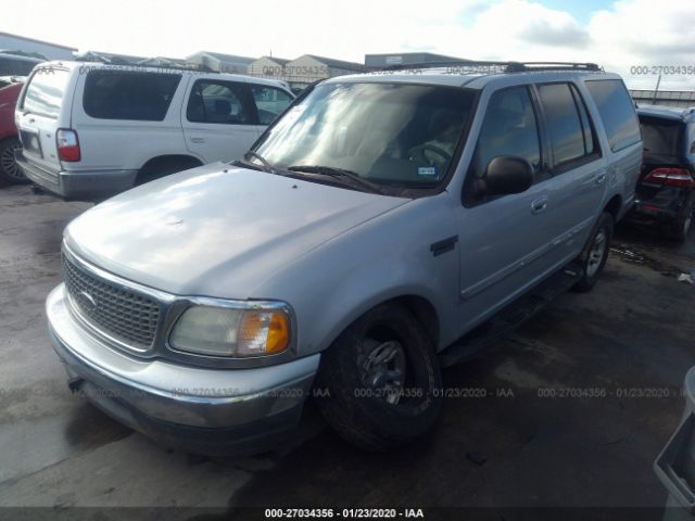 1FMRU15W61LB28947 - 2001 FORD EXPEDITION XLT Silver photo 2