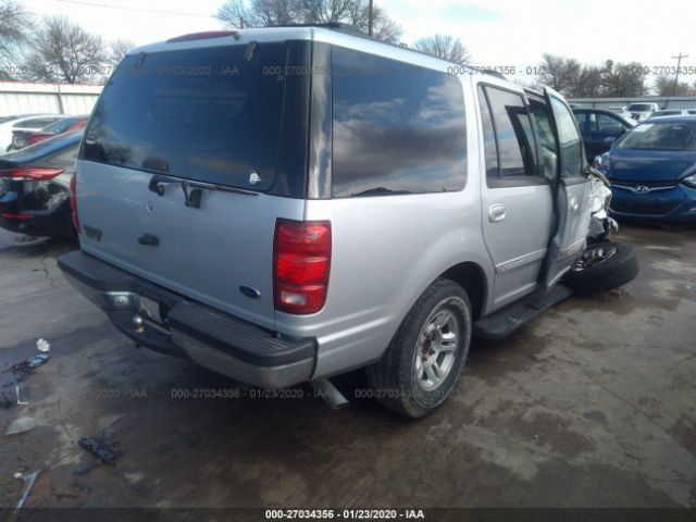 1FMRU15W61LB28947 - 2001 FORD EXPEDITION XLT Silver photo 4