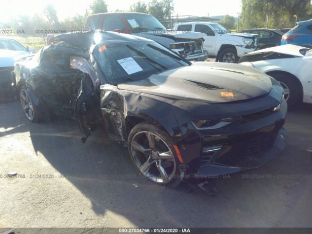 1G1FF1R73G0189308 - 2016 CHEVROLET CAMARO SS Black photo 1