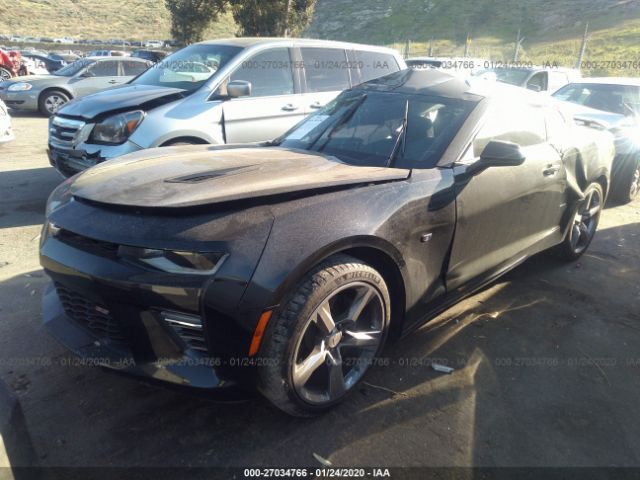 1G1FF1R73G0189308 - 2016 CHEVROLET CAMARO SS Black photo 2