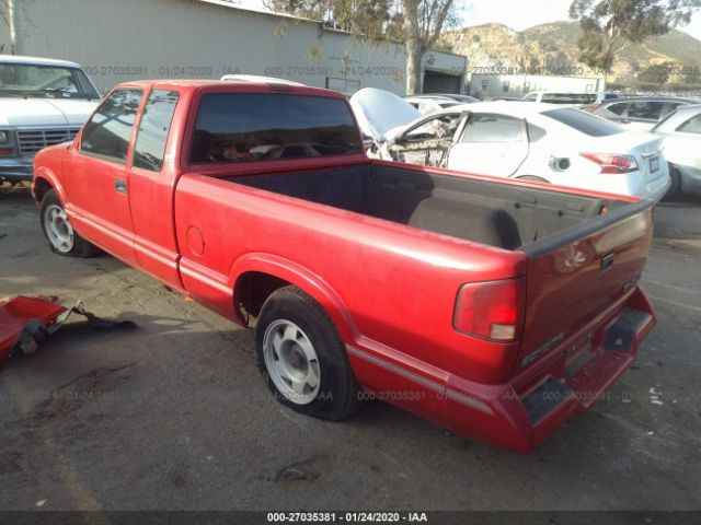 1GTCS1944T8530464 - 1996 GMC SONOMA  Red photo 3