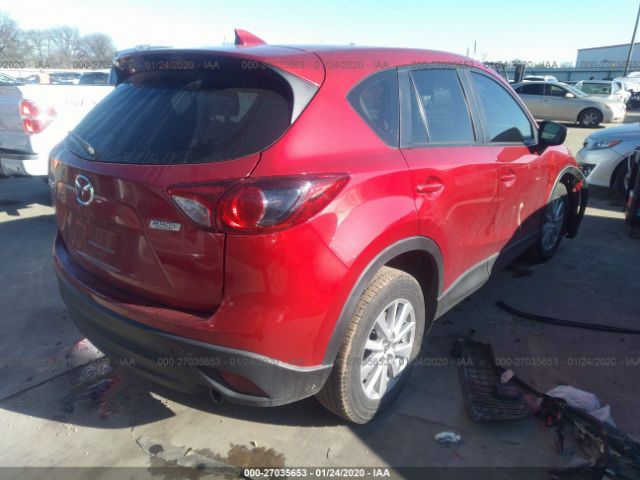 JM3KE2BY3G0912261 - 2016 MAZDA CX-5 SPORT Red photo 4