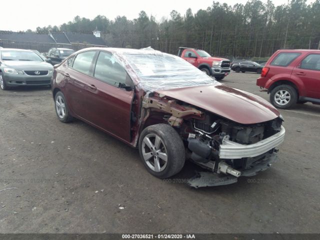 1C3CDFBB0FD330620 - 2015 DODGE DART SXT Burgundy photo 1