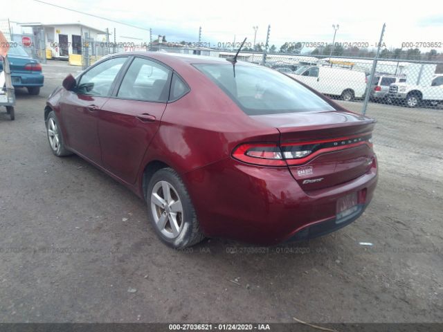 1C3CDFBB0FD330620 - 2015 DODGE DART SXT Burgundy photo 3