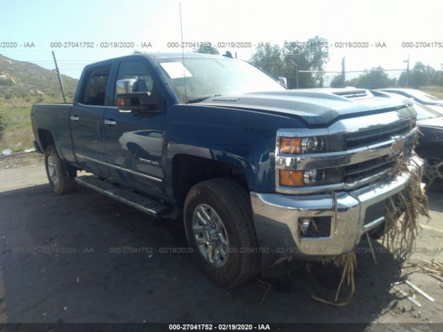 1GC1KTEY4KF150370 - 2019 CHEVROLET SILVERADO K2500 HEAVY DUTY LTZ Blue photo 1