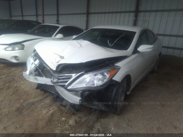 KMHFG4JG1EA340506 - 2014 HYUNDAI AZERA  White photo 2