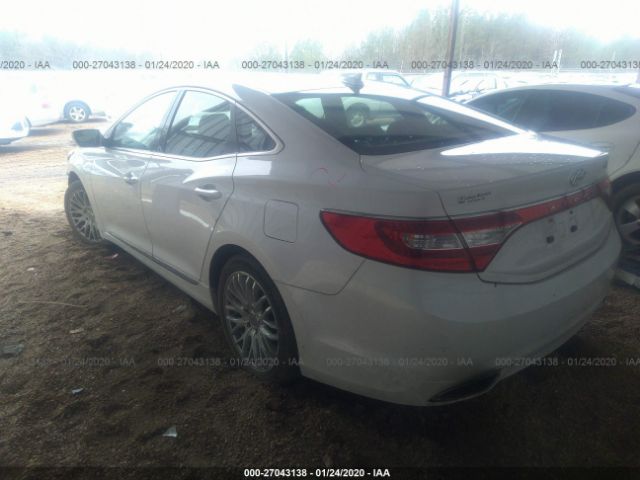 KMHFG4JG1EA340506 - 2014 HYUNDAI AZERA  White photo 3