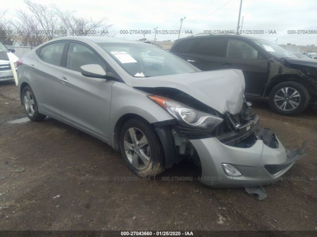 KMHDH4AE3DU561623 - 2013 HYUNDAI ELANTRA GLS/LIMITED Silver photo 1