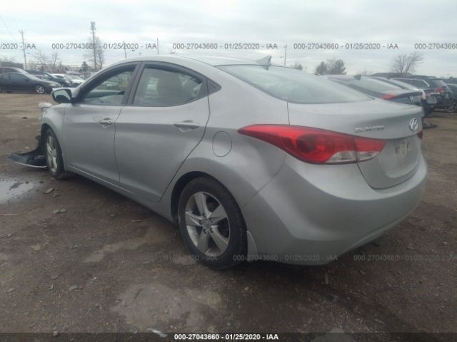 KMHDH4AE3DU561623 - 2013 HYUNDAI ELANTRA GLS/LIMITED Silver photo 3