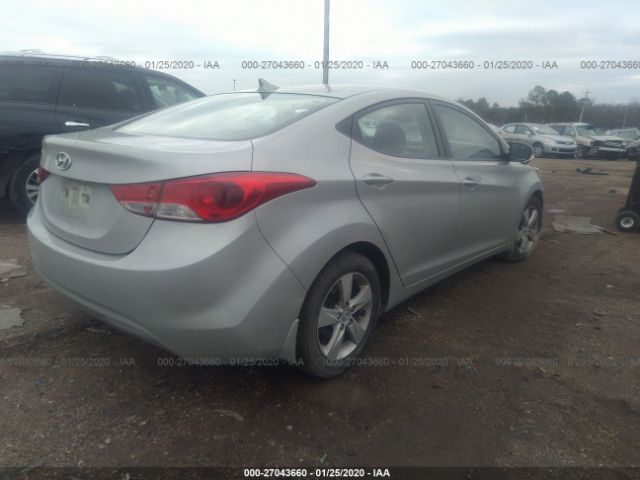 KMHDH4AE3DU561623 - 2013 HYUNDAI ELANTRA GLS/LIMITED Silver photo 4