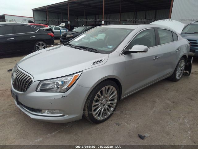 1G4GF5G39FF289973 - 2015 BUICK LACROSSE PREMIUM Silver photo 2