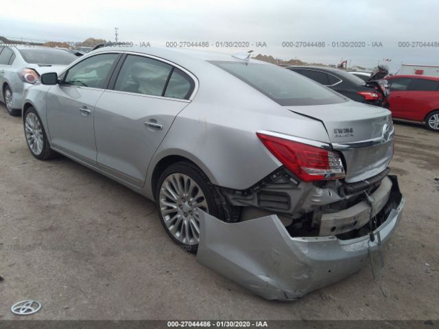 1G4GF5G39FF289973 - 2015 BUICK LACROSSE PREMIUM Silver photo 3