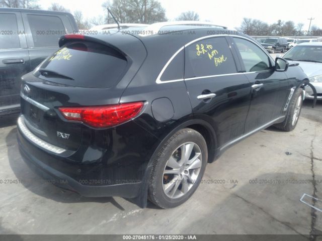 JN8CS1MW1DM170642 - 2013 INFINITI FX37  Black photo 4