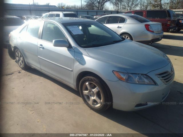 4T1BB46K89U101341 - 2009 TOYOTA CAMRY HYBRID Light Blue photo 1