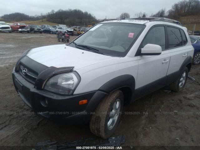 KM8JN72D65U098199 - 2005 HYUNDAI TUCSON GLS/LX White photo 2