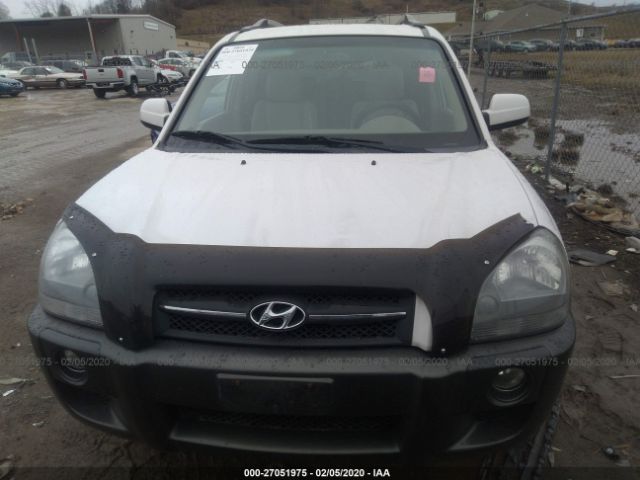 KM8JN72D65U098199 - 2005 HYUNDAI TUCSON GLS/LX White photo 6