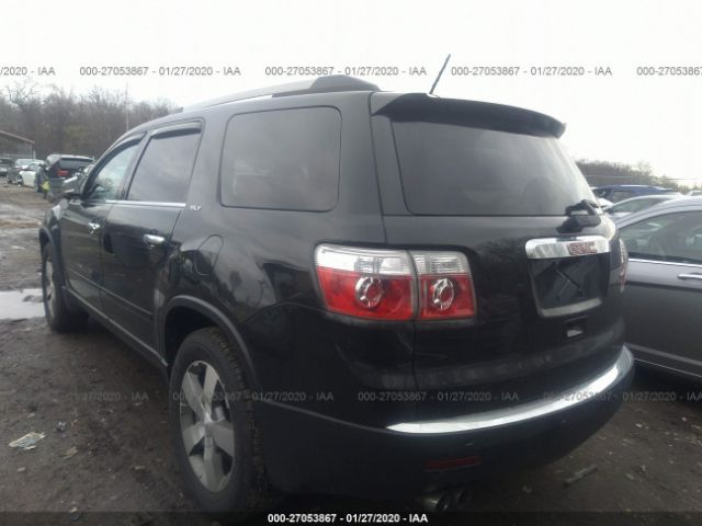 1GKKVRED3CJ124471 - 2012 GMC ACADIA SLT-1 Black photo 3