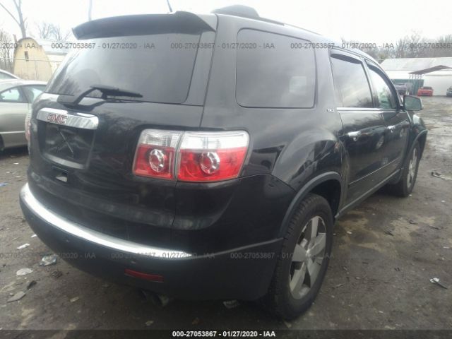 1GKKVRED3CJ124471 - 2012 GMC ACADIA SLT-1 Black photo 4