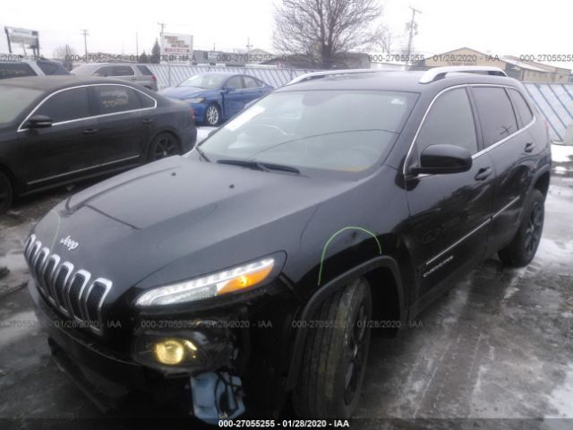 1C4PJLCB9FW730716 - 2015 JEEP CHEROKEE LATITUDE Black photo 2