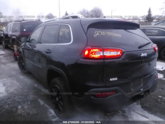 1C4PJLCB9FW730716 - 2015 JEEP CHEROKEE LATITUDE Black photo 3