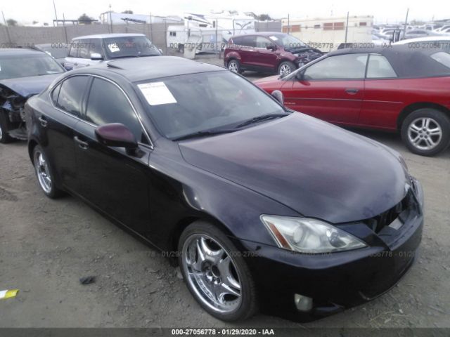 JTHBK262562004760 - 2006 LEXUS IS 250 Black photo 1