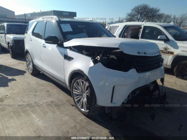 SALRR2RV0JA054605 - 2018 LAND ROVER DISCOVERY HSE White photo 1