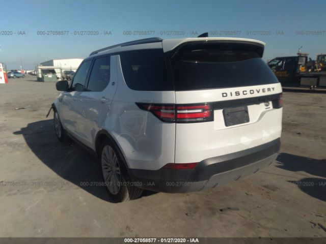 SALRR2RV0JA054605 - 2018 LAND ROVER DISCOVERY HSE White photo 3