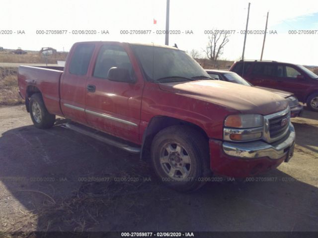 1GTEK19Z16Z104184 - 2006 GMC NEW SIERRA K1500 Red photo 1