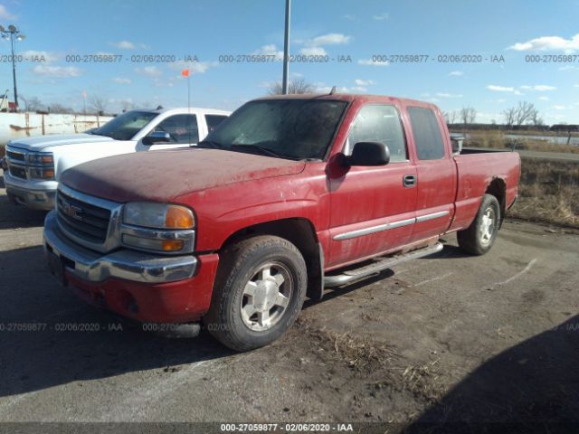 1GTEK19Z16Z104184 - 2006 GMC NEW SIERRA K1500 Red photo 2