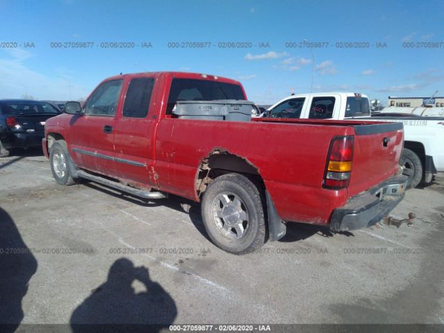 1GTEK19Z16Z104184 - 2006 GMC NEW SIERRA K1500 Red photo 3