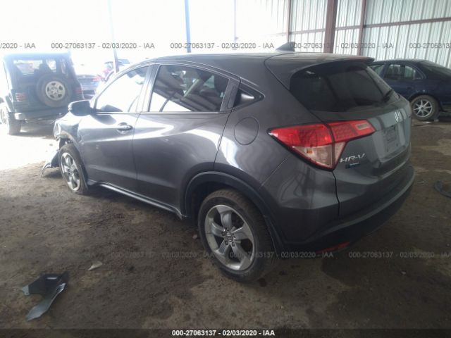 3CZRU5H5XGM709156 - 2016 HONDA HR-V EX Gray photo 3