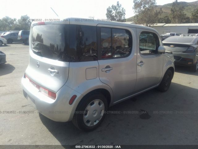 JN8AZ2KR0BT208550 - 2011 NISSAN CUBE S/SL/KROM Silver photo 4