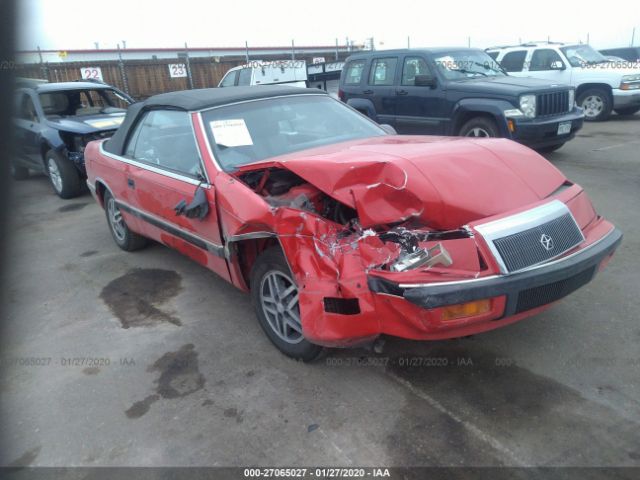 1C3XJ55E3JG436030 - 1988 CHRYSLER LEBARON PREMIUM Red photo 6