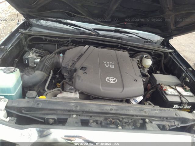 3TMLU42NX8M017818 - 2008 TOYOTA TACOMA DOUBLE CAB 黑色 照片 10