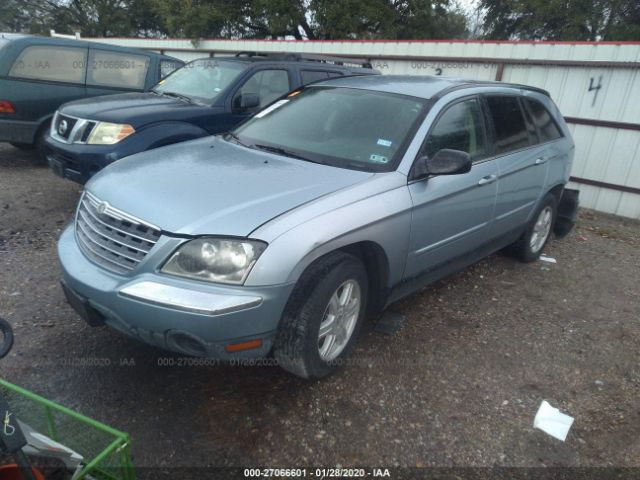 2C4GM68425R495943 - 2005 CHRYSLER PACIFICA TOURING Blue photo 2