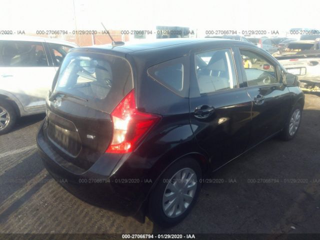 3N1CE2CP4GL406852 - 2016 NISSAN VERSA NOTE S/S PLUS/SV/SL/SR Black photo 4