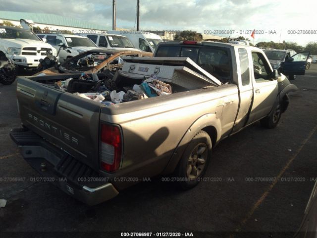 1N6DD26TX4C438657 - 2004 NISSAN FRONTIER KING CAB XE Gray photo 4