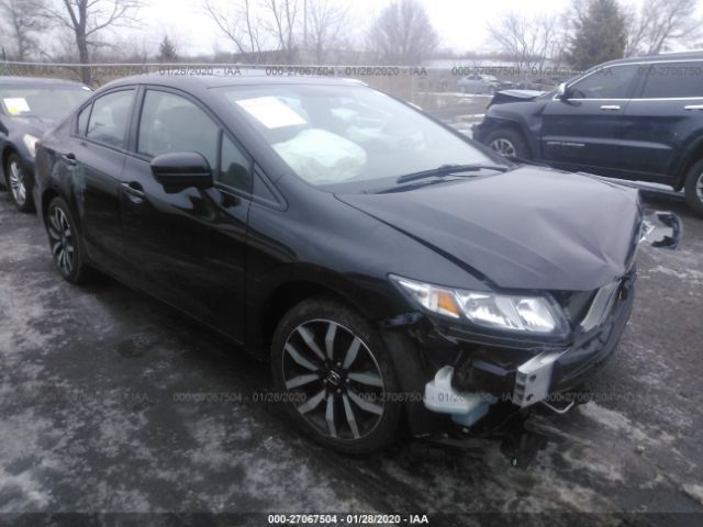 2HGFB2F95FH506113 - 2015 HONDA CIVIC EXL 黑色 照片 1
