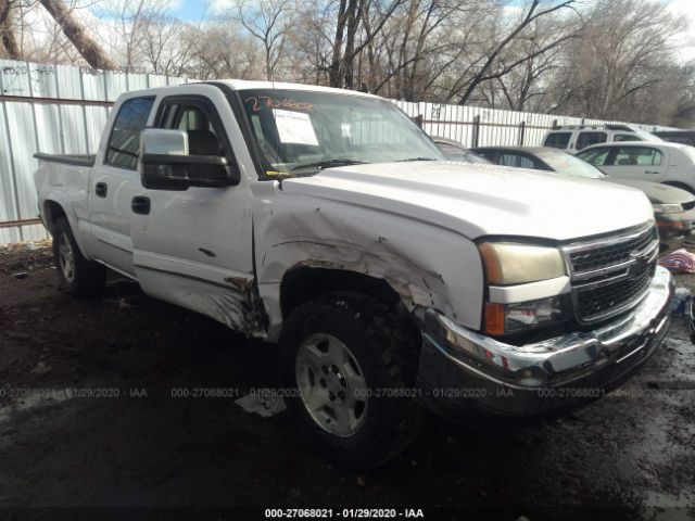 2GCEK13Z071171779 - 2007 CHEVROLET SILVERADO K1500 CLASSIC CREW CAB White photo 1