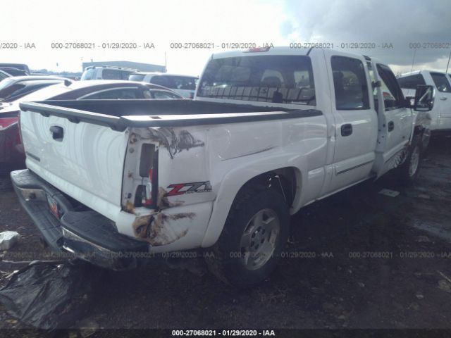 2GCEK13Z071171779 - 2007 CHEVROLET SILVERADO K1500 CLASSIC CREW CAB White photo 4