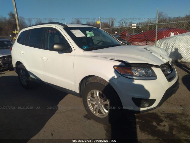 5XYZG3AB1CG169348 - 2012 HYUNDAI SANTA FE GLS White photo 1