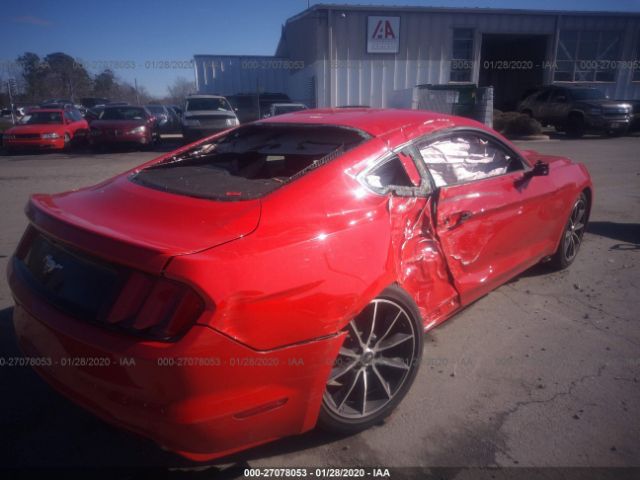 1FA6P8TH0G5210168 - 2016 FORD MUSTANG  Red photo 6